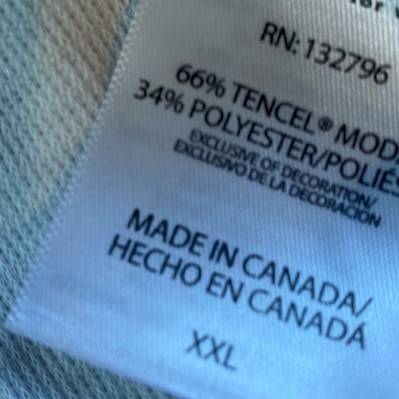 Segments Essentials for Women  White Modal Blend Ribbed Top Size XXL - Picture 7 of 8